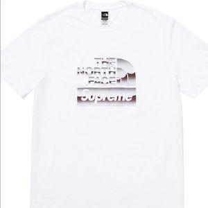 Supreme x TNF White T Shirt